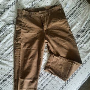 NWT Loose Taper Built-In Flex Rotation Ankle-Length Chino Pants for Men